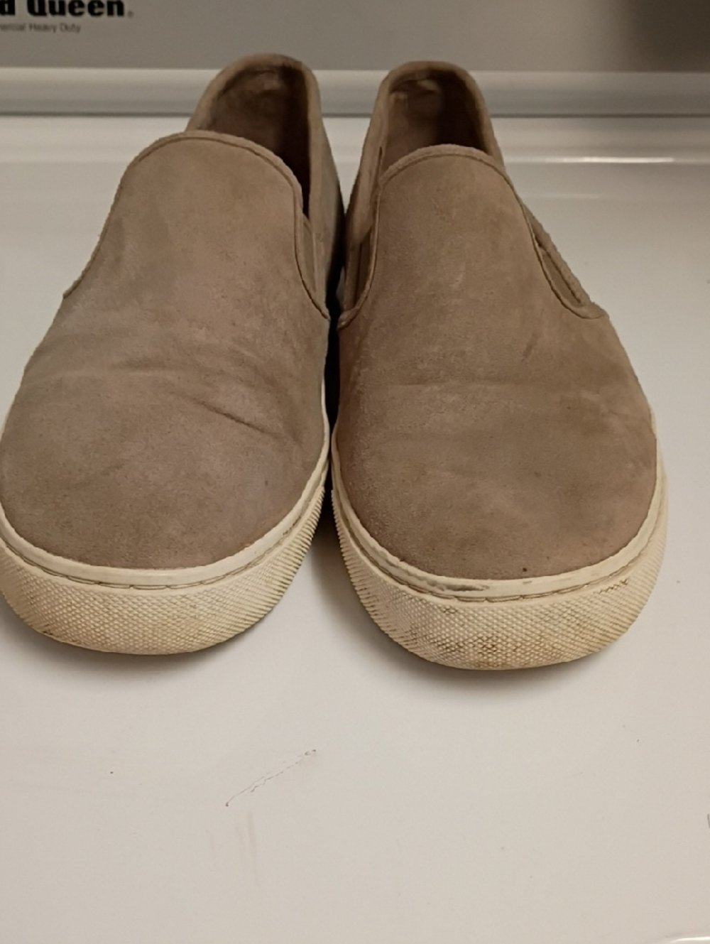 Tory Burch Slip on sneakers Women's French Gray Suede Size 9 Preloved